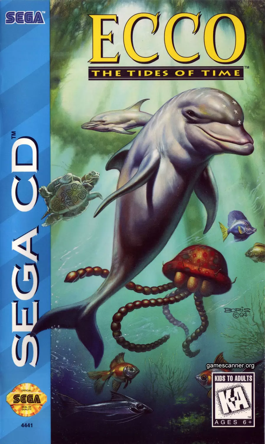 SEGA Mega CD Games - Ecco: The Tides of Time