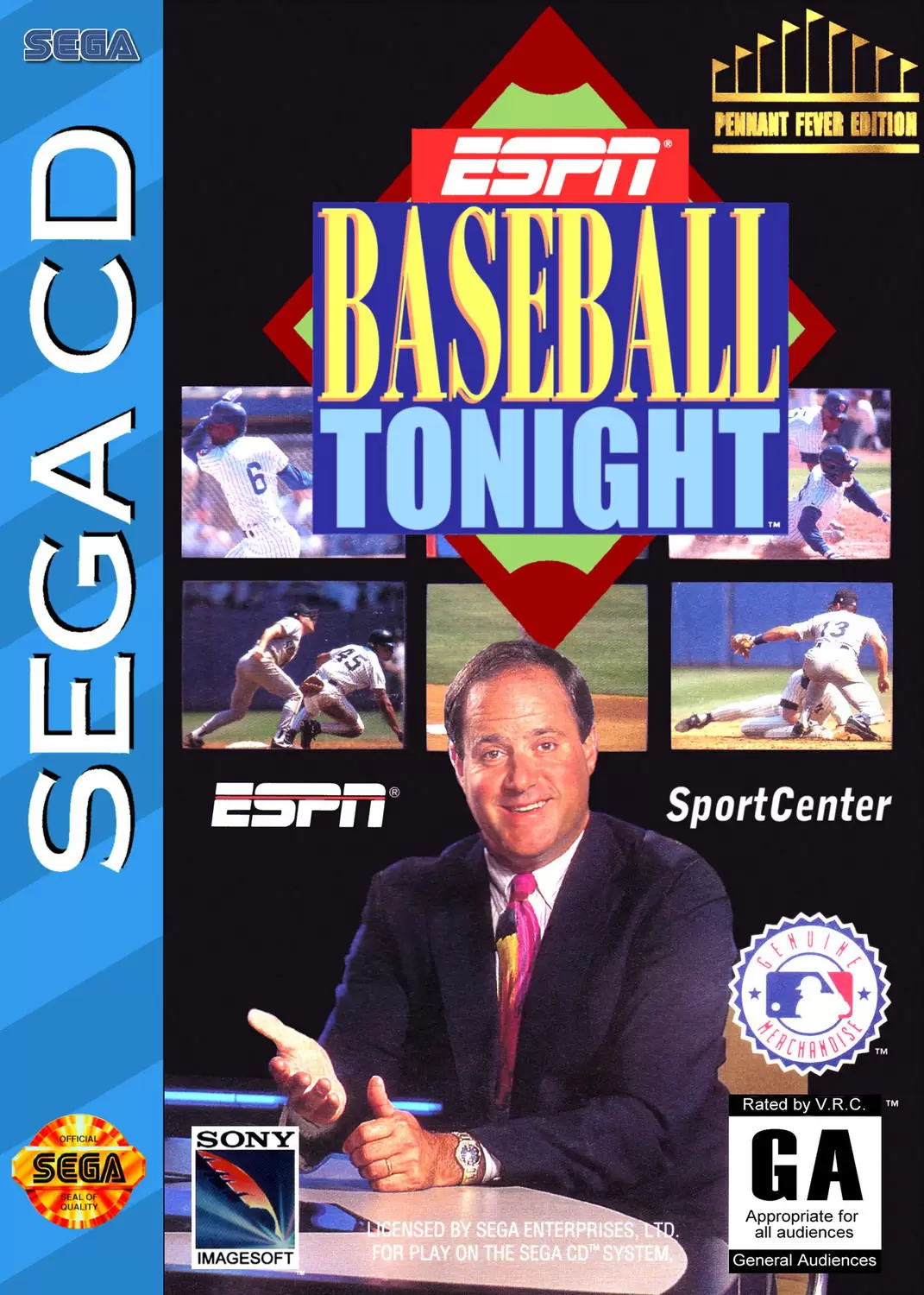 SEGA Mega CD Games - ESPN Baseball Tonight