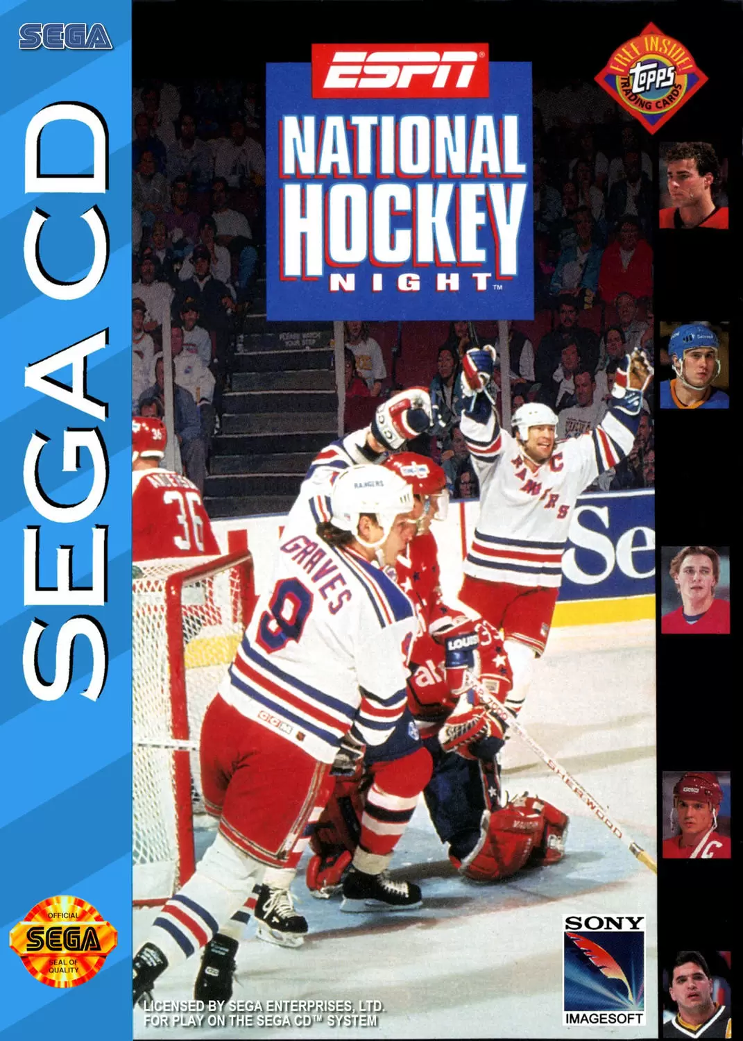 SEGA Mega CD Games - ESPN National Hockey Night