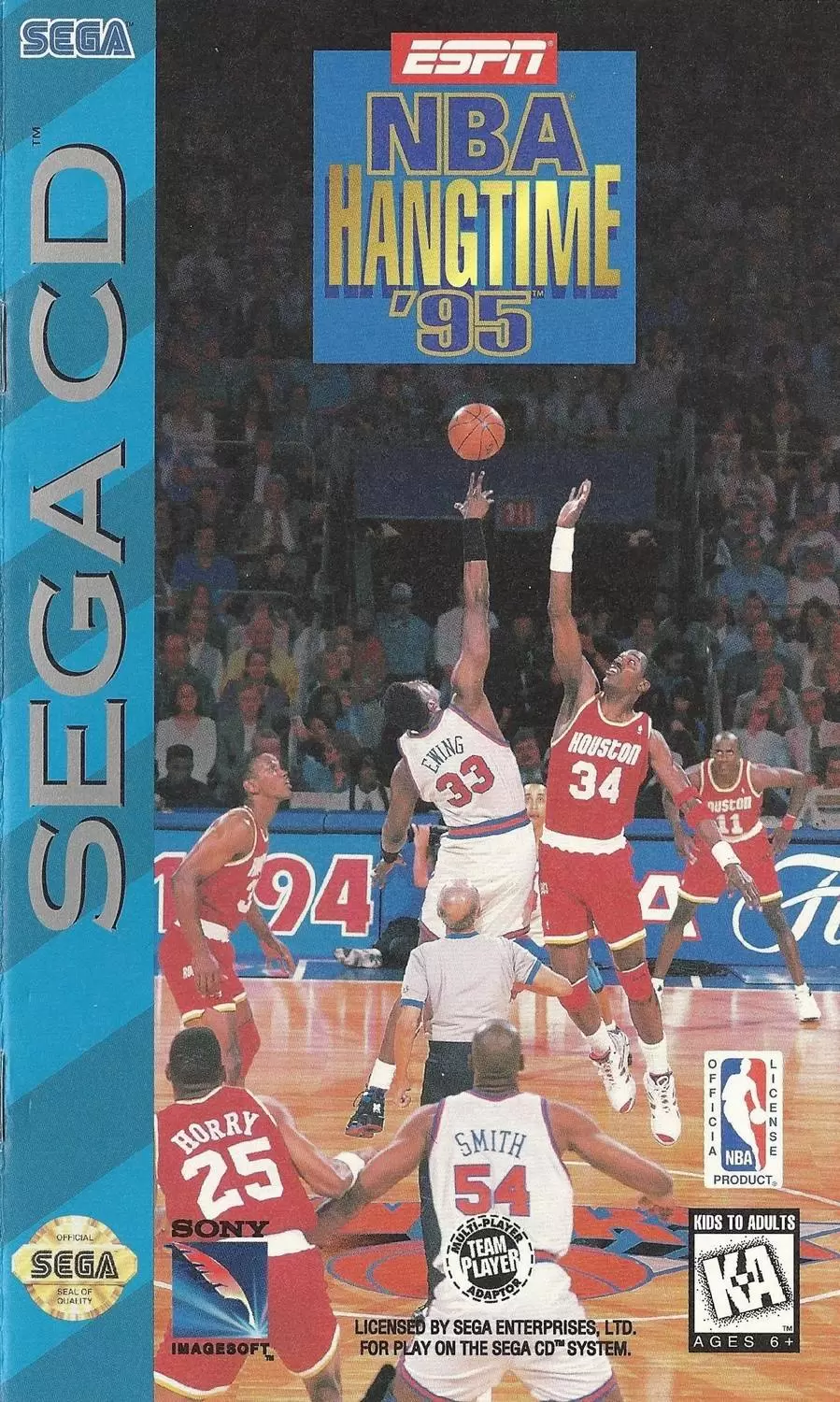 SEGA Mega CD Games - ESPN NBA HangTime \'95