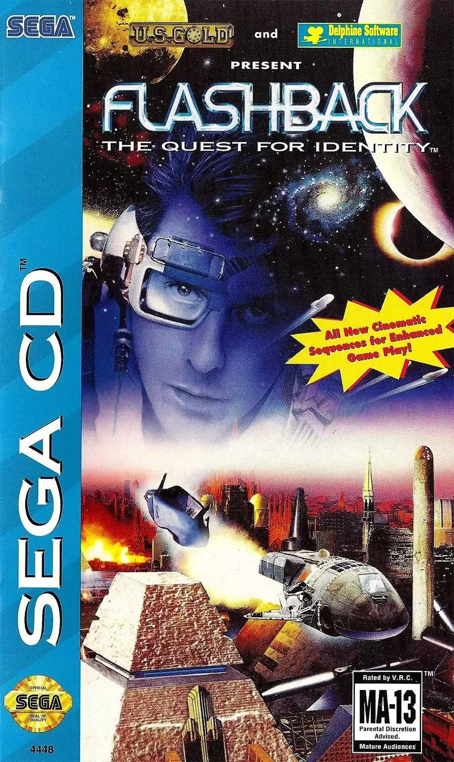 SEGA Mega CD Games - Flashback: The Quest for Identity