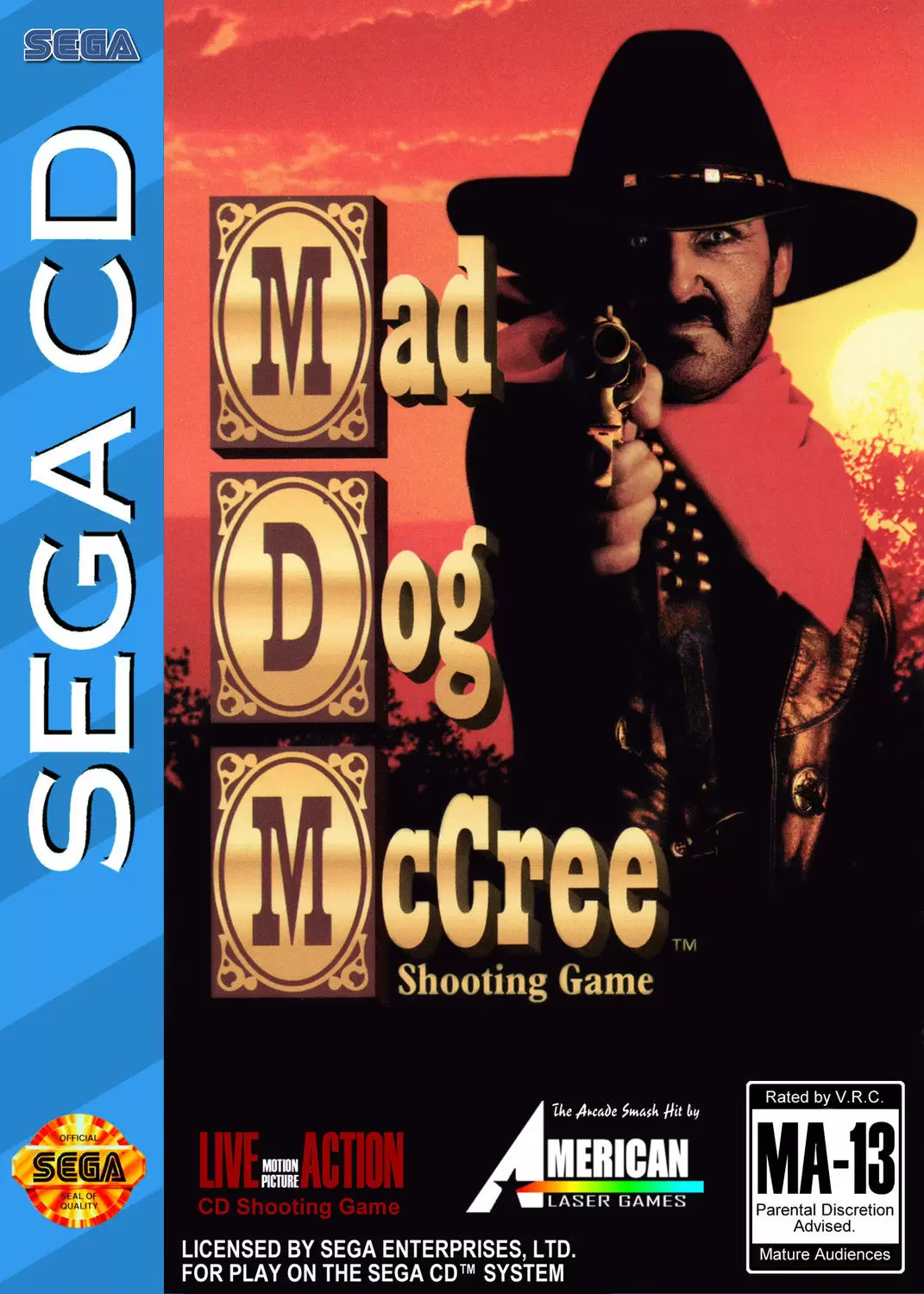 Jeux SEGA Mega CD - Mad Dog McCree