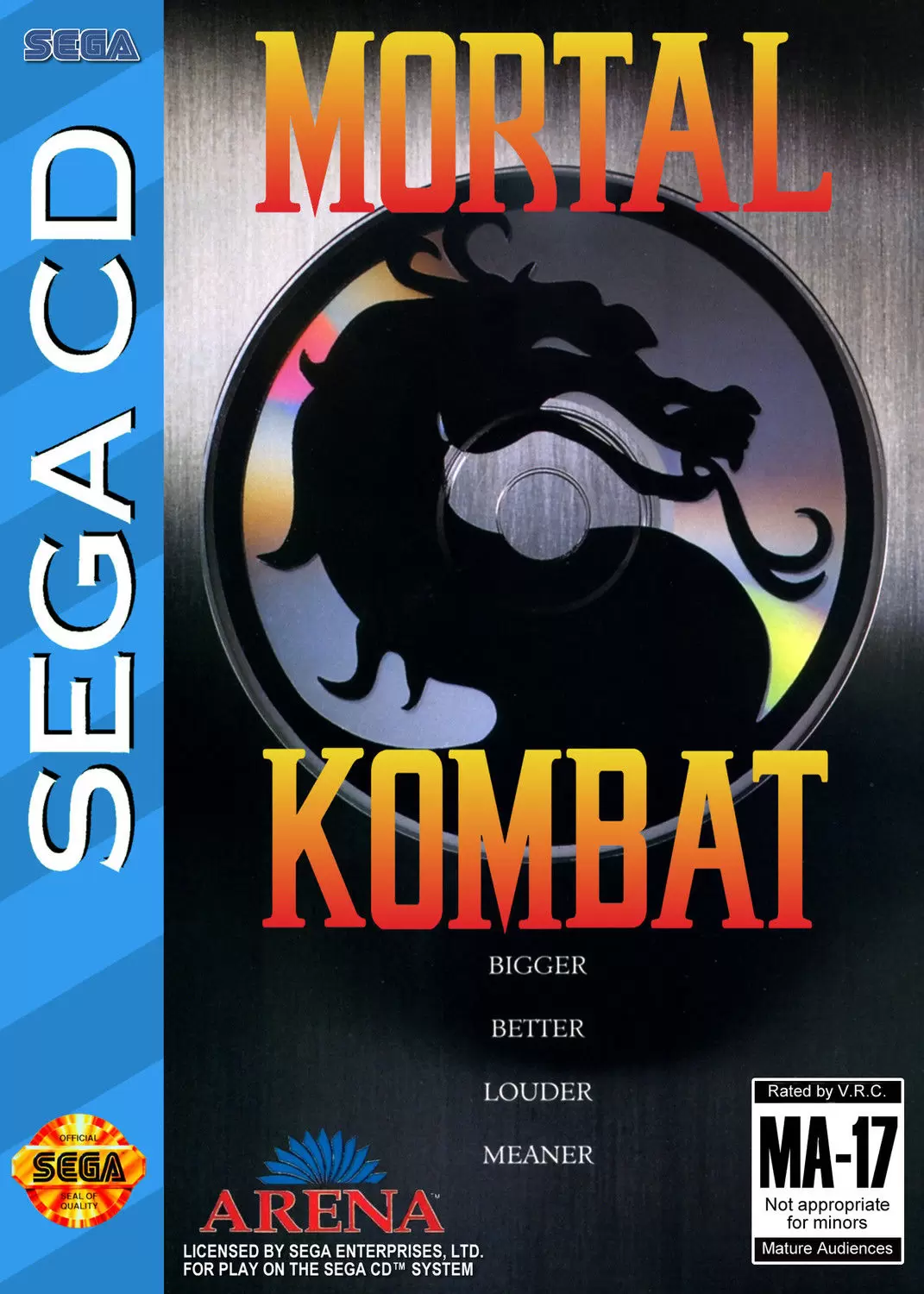 Jeux SEGA Mega CD - Mortal Kombat