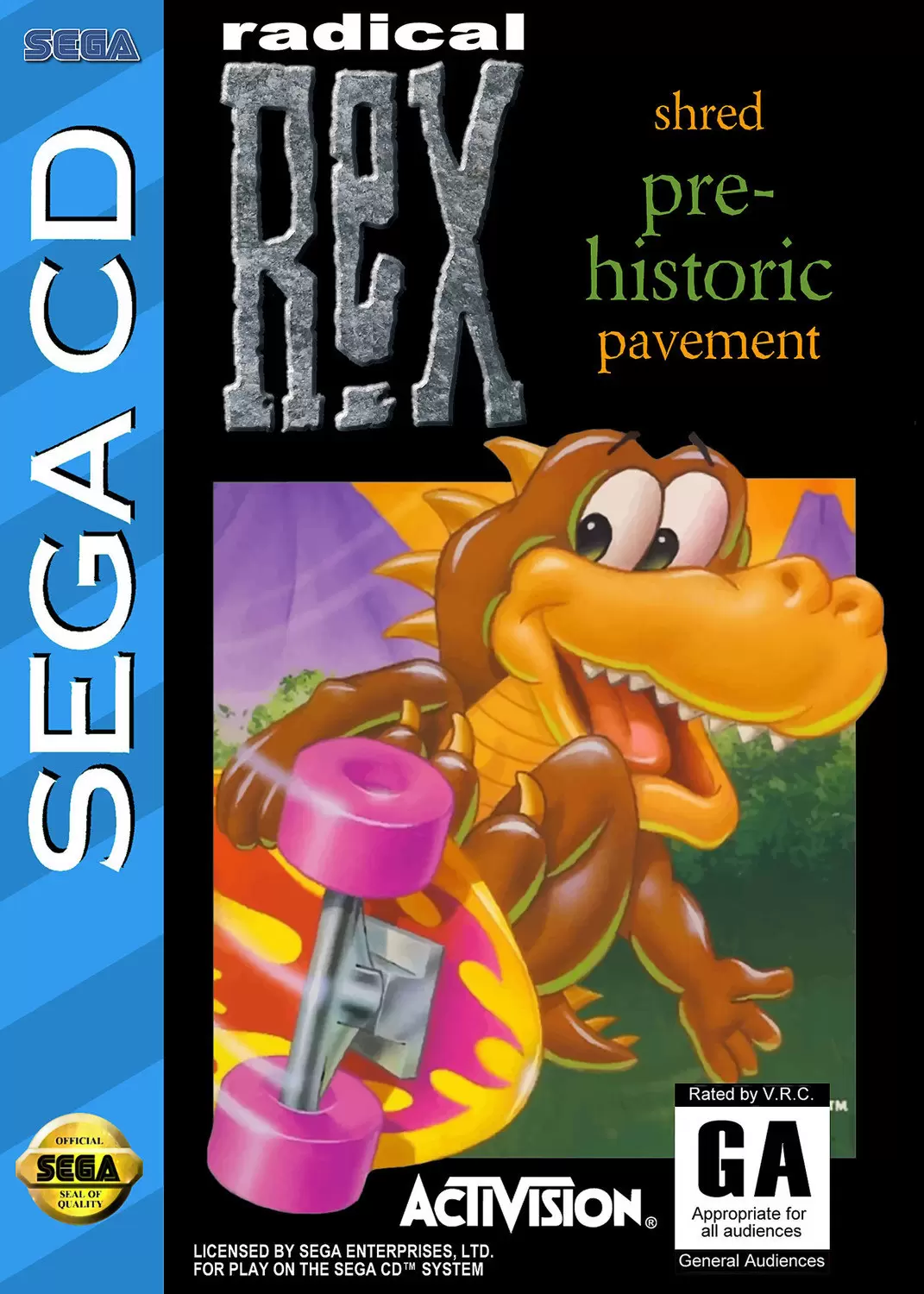 SEGA Mega CD Games - Radical Rex