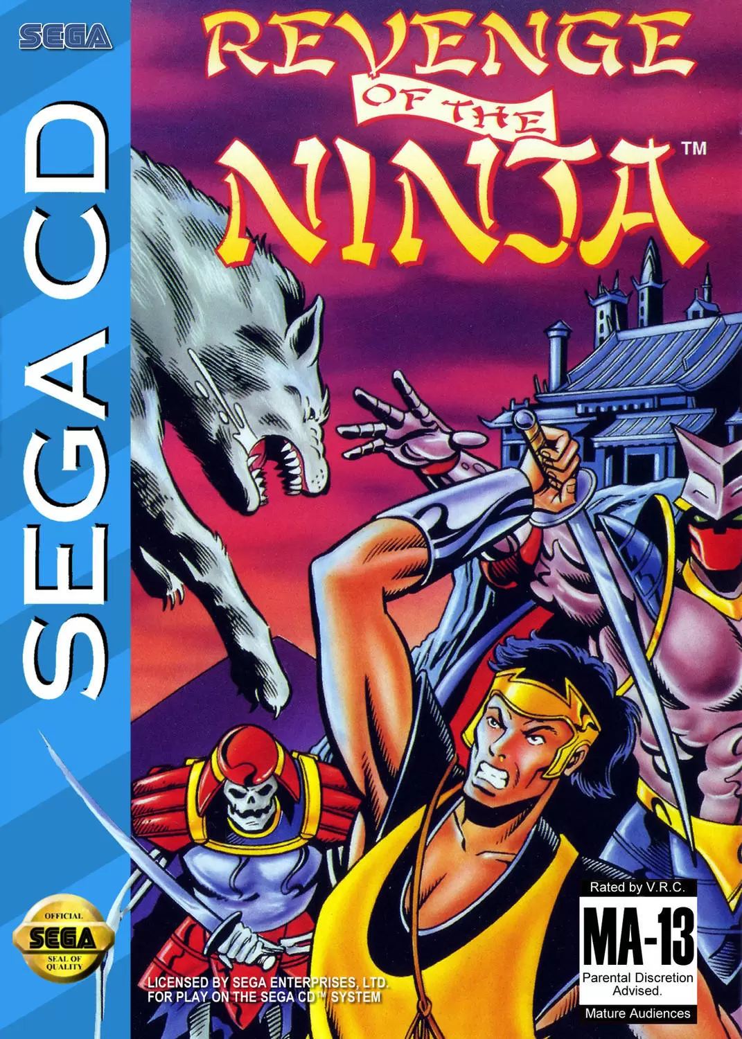 Jeux SEGA Mega CD - Revenge of the Ninja