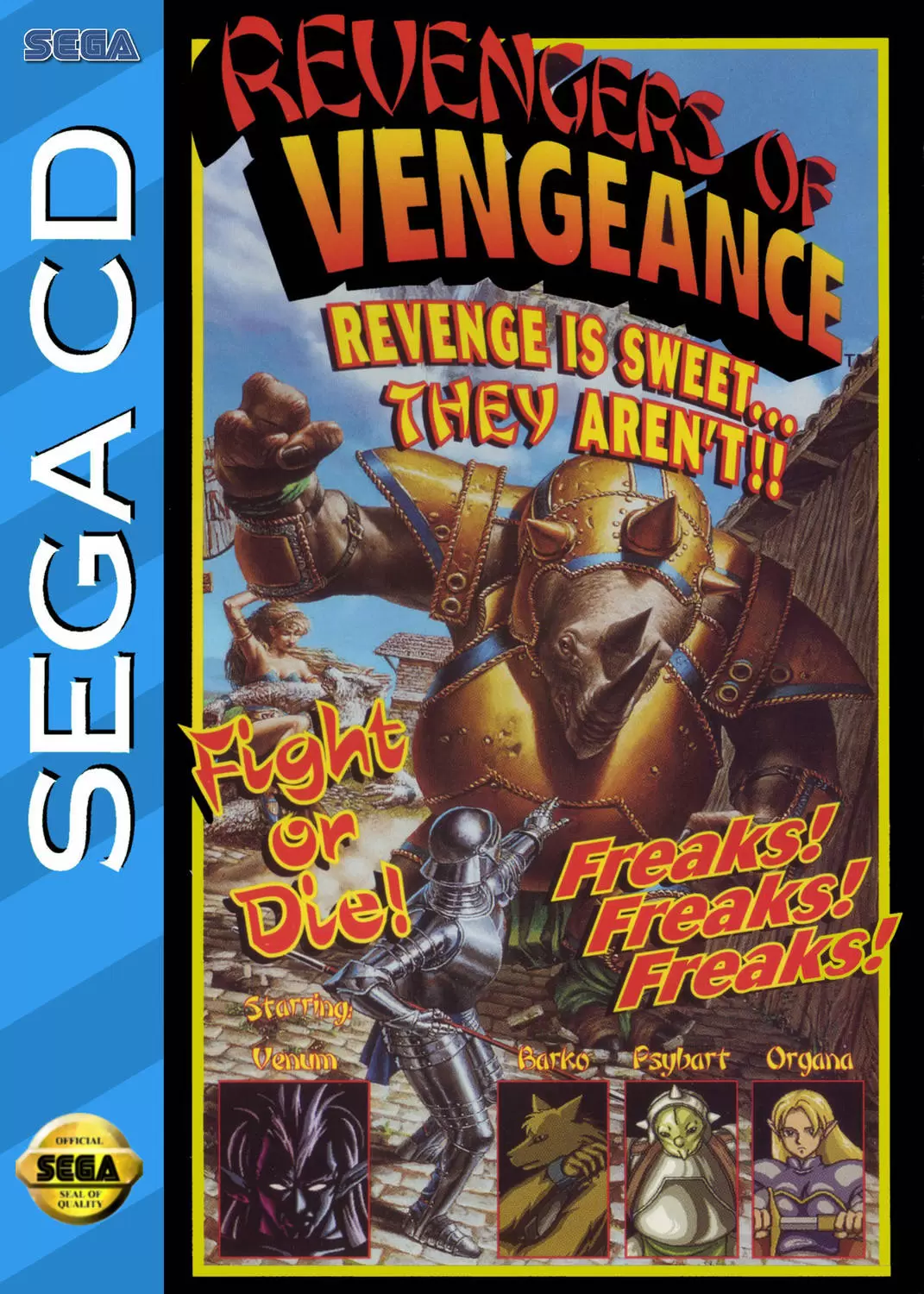 Jeux SEGA Mega CD - Revengers of Vengeance