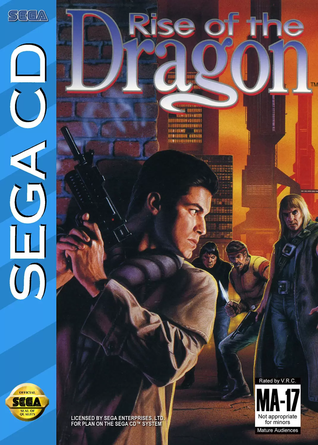 SEGA Mega CD Games - Rise of the Dragon