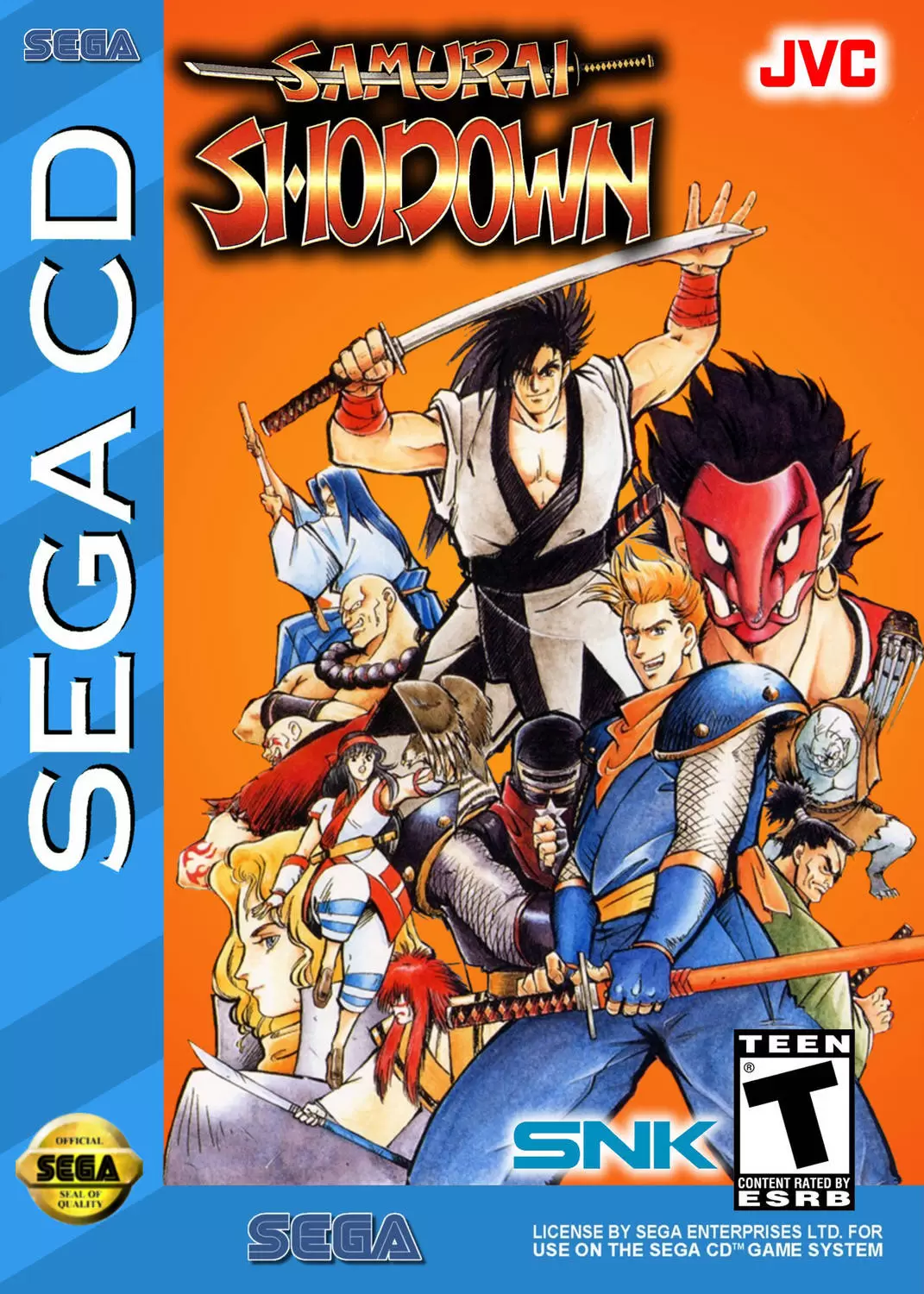 SEGA Mega CD Games - Samurai Shodown