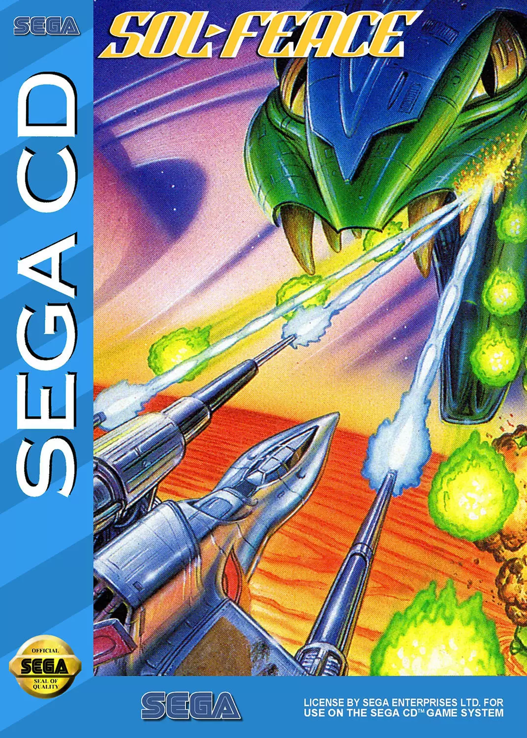 SEGA Mega CD Games - Sol-Feace