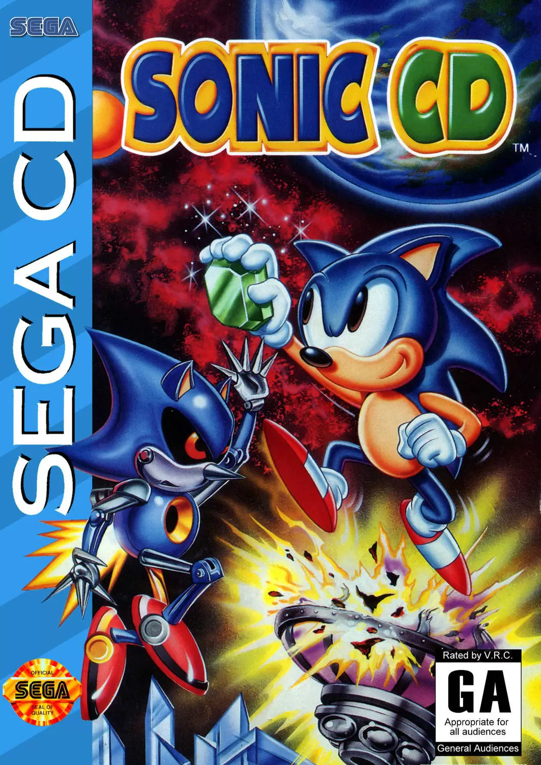 SEGA Mega CD Games - Sonic CD