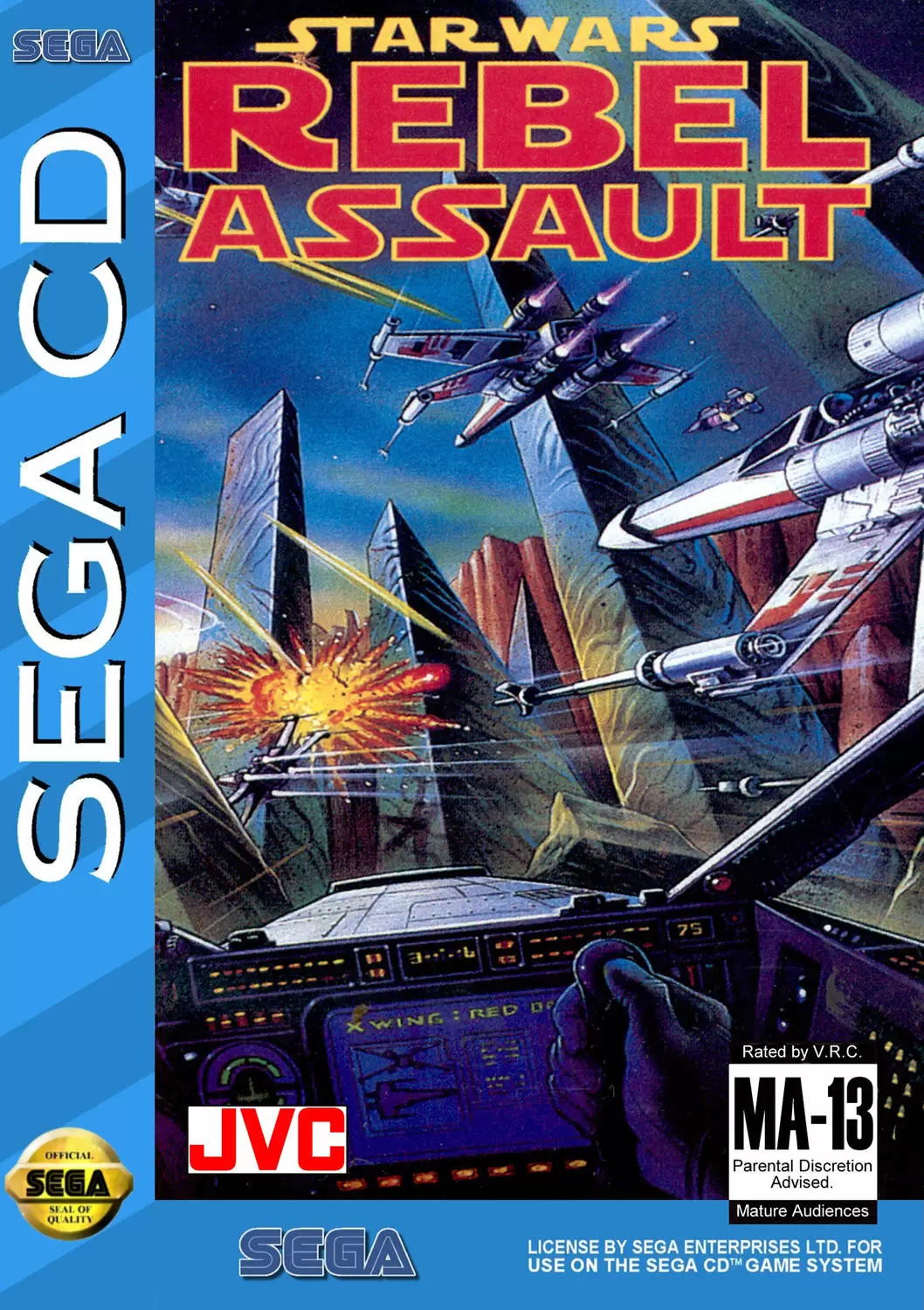 SEGA Mega CD Games - Star Wars: Rebel Assault