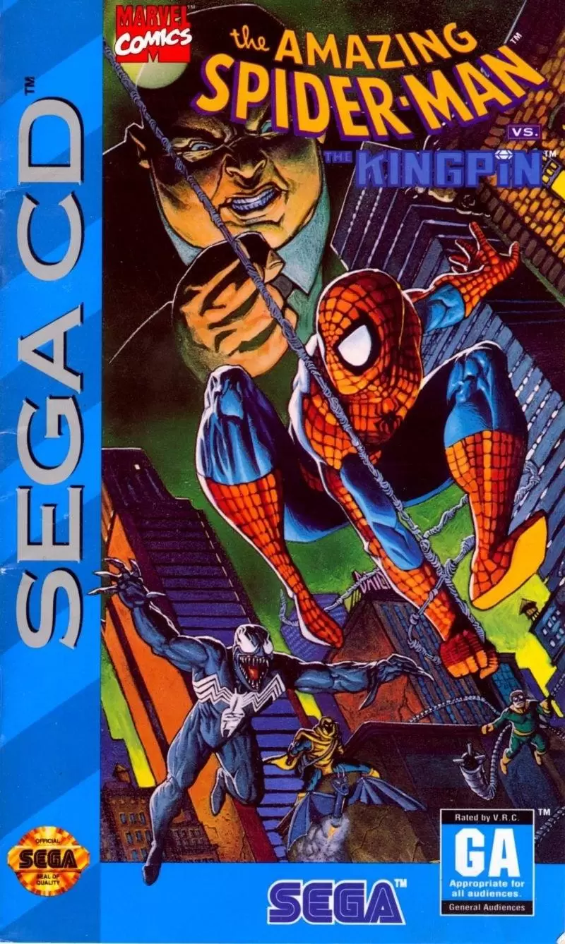 Jeux SEGA Mega CD - The Amazing Spider-Man vs. The Kingpin