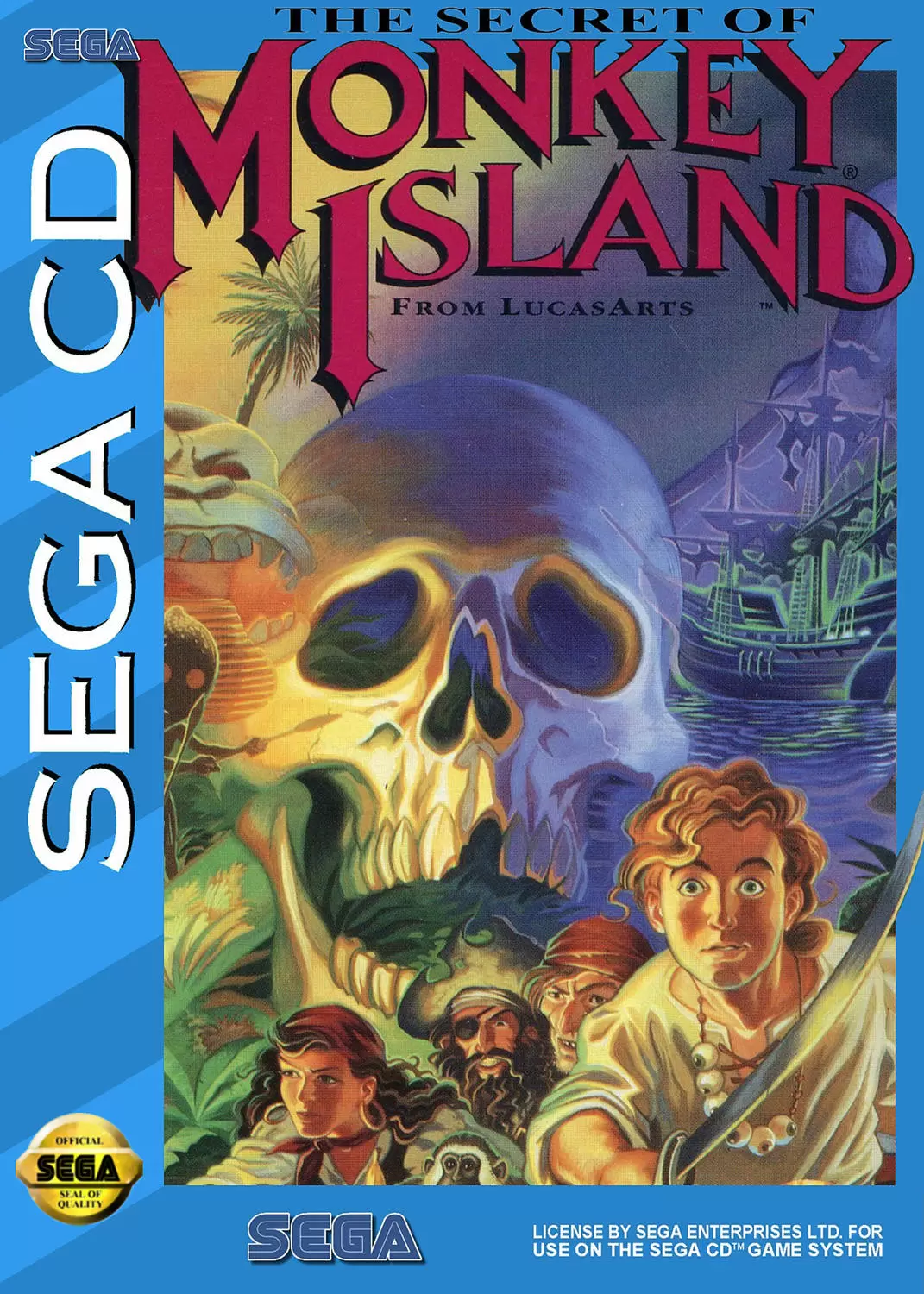 Jeux SEGA Mega CD - The Secret of Monkey Island