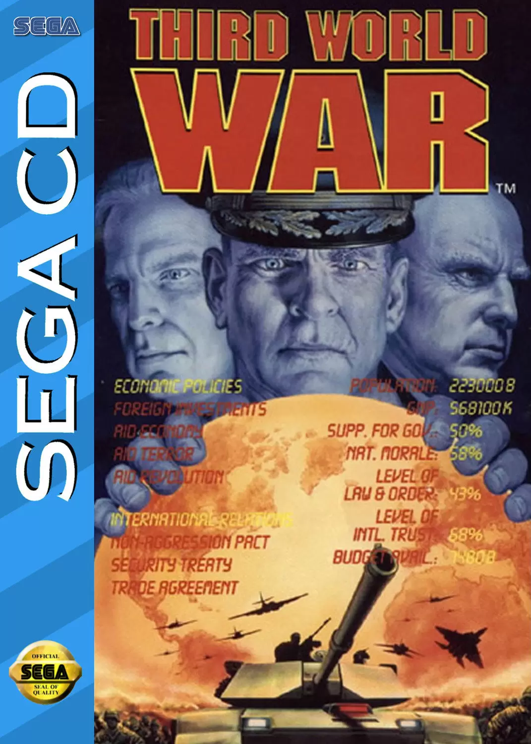 SEGA Mega CD Games - Third World War