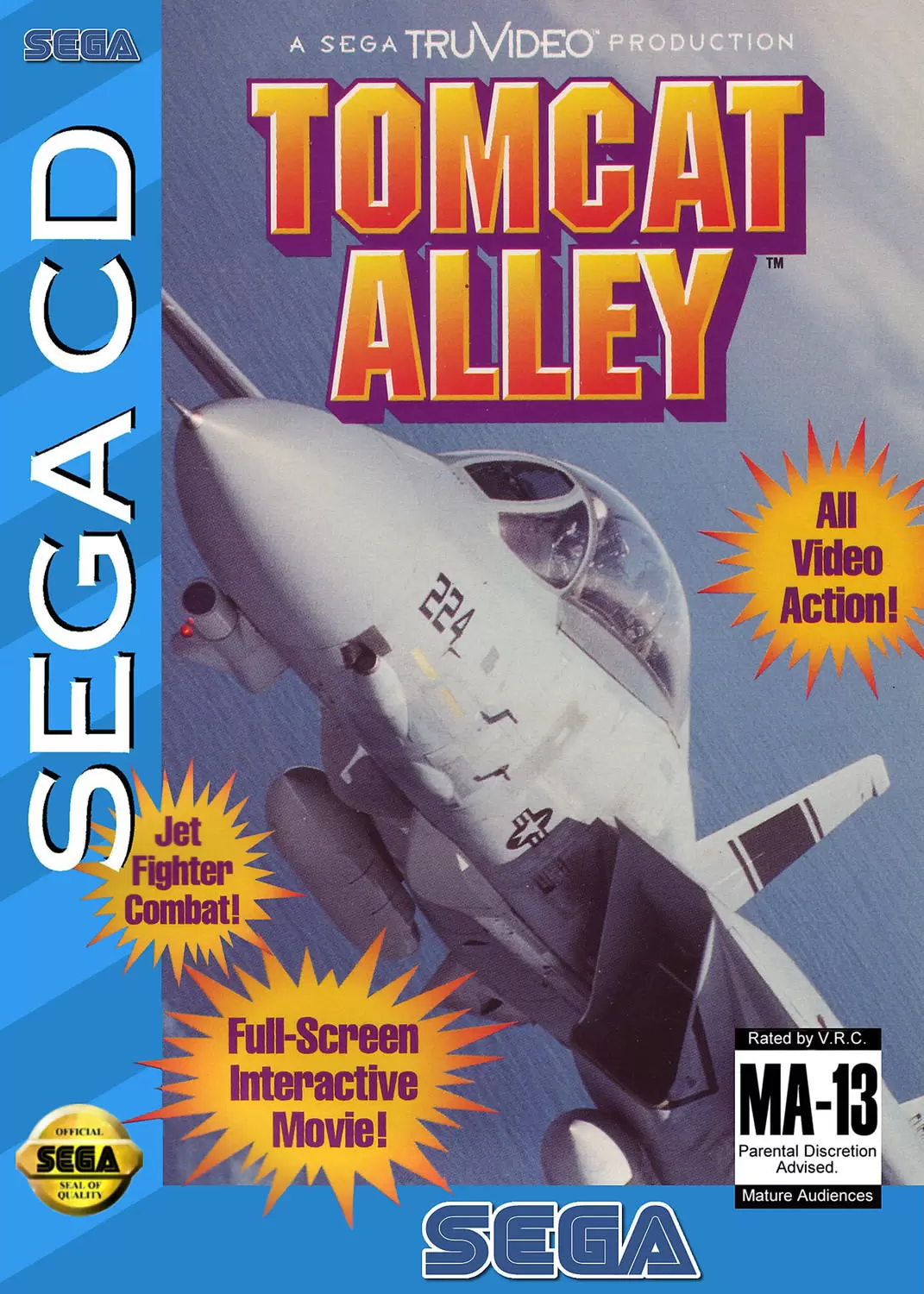 SEGA Mega CD Games - Tomcat Alley