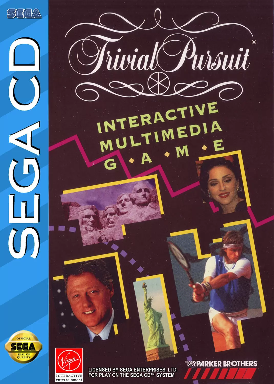 SEGA Mega CD Games - Trivial Pursuit