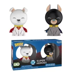 DC Super Heroes - Krypto the Super Dog And Ace The Bat Hound 2 Pack