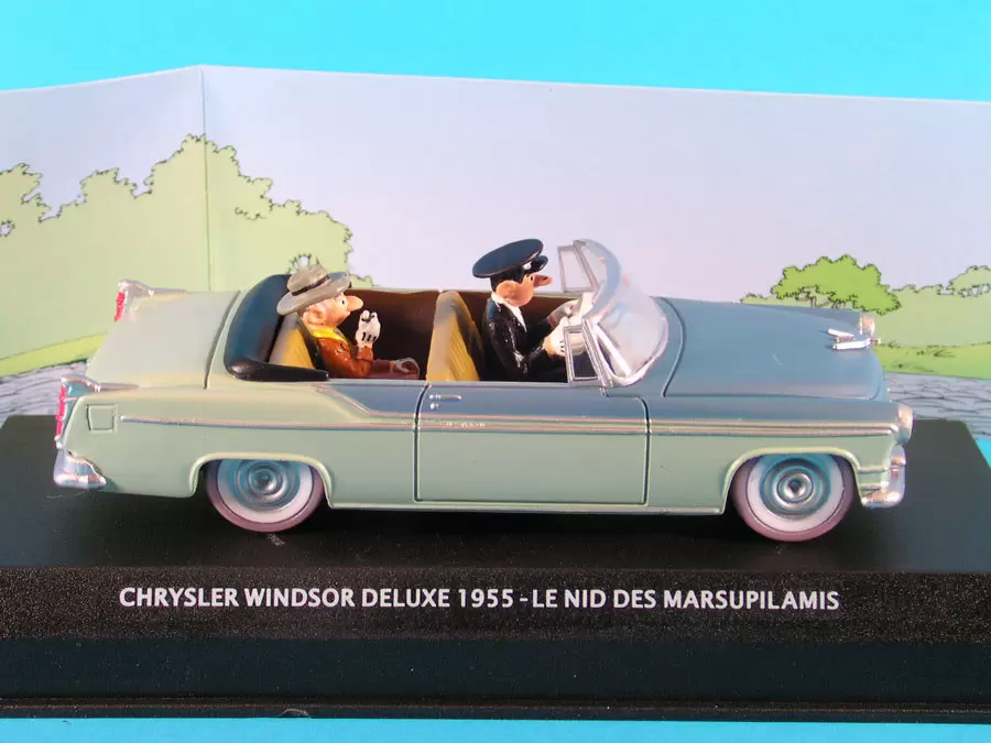 Les voitures de Spirou et Fantasio - Editions Atlas - Chrysler Windsor Deluxe 1955 - Le nid des Marsupilamis