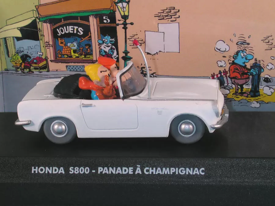 Les voitures de Spirou et Fantasio - Editions Atlas - Honda S800 - Panade à Champignac