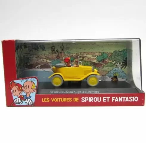 Les voitures de Spirou et Fantasio - Editions Atlas - Citroën 5 HP - Spirou et les héritiers