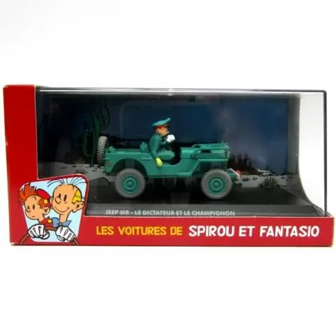 Les voitures de Spirou et Fantasio - Editions Atlas - Jeep MB - Le dictateur et le champignon