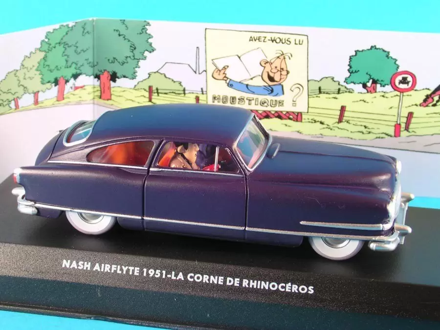 Les voitures de Spirou et Fantasio - Editions Atlas - Nash Airflyte 1951 - La corne de rhinocéros