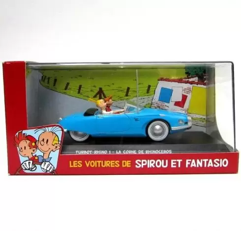 Les voitures de Spirou et Fantasio - Editions Atlas - La Turbot-Rhino 1 - La Corne de Rhinocéros