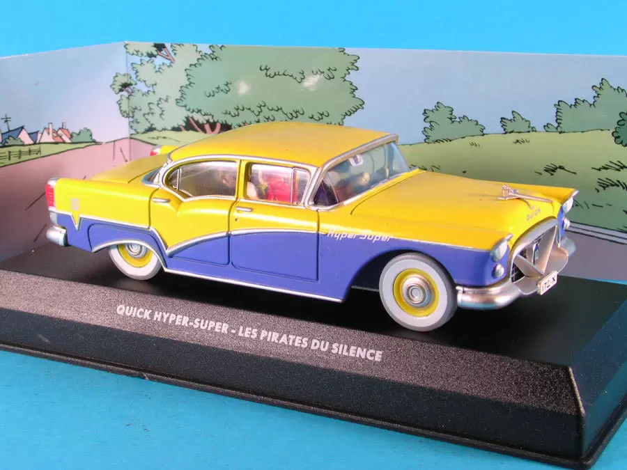 Les voitures de Spirou et Fantasio - Editions Atlas - Quick Hyper-Super - Les pirates du silence