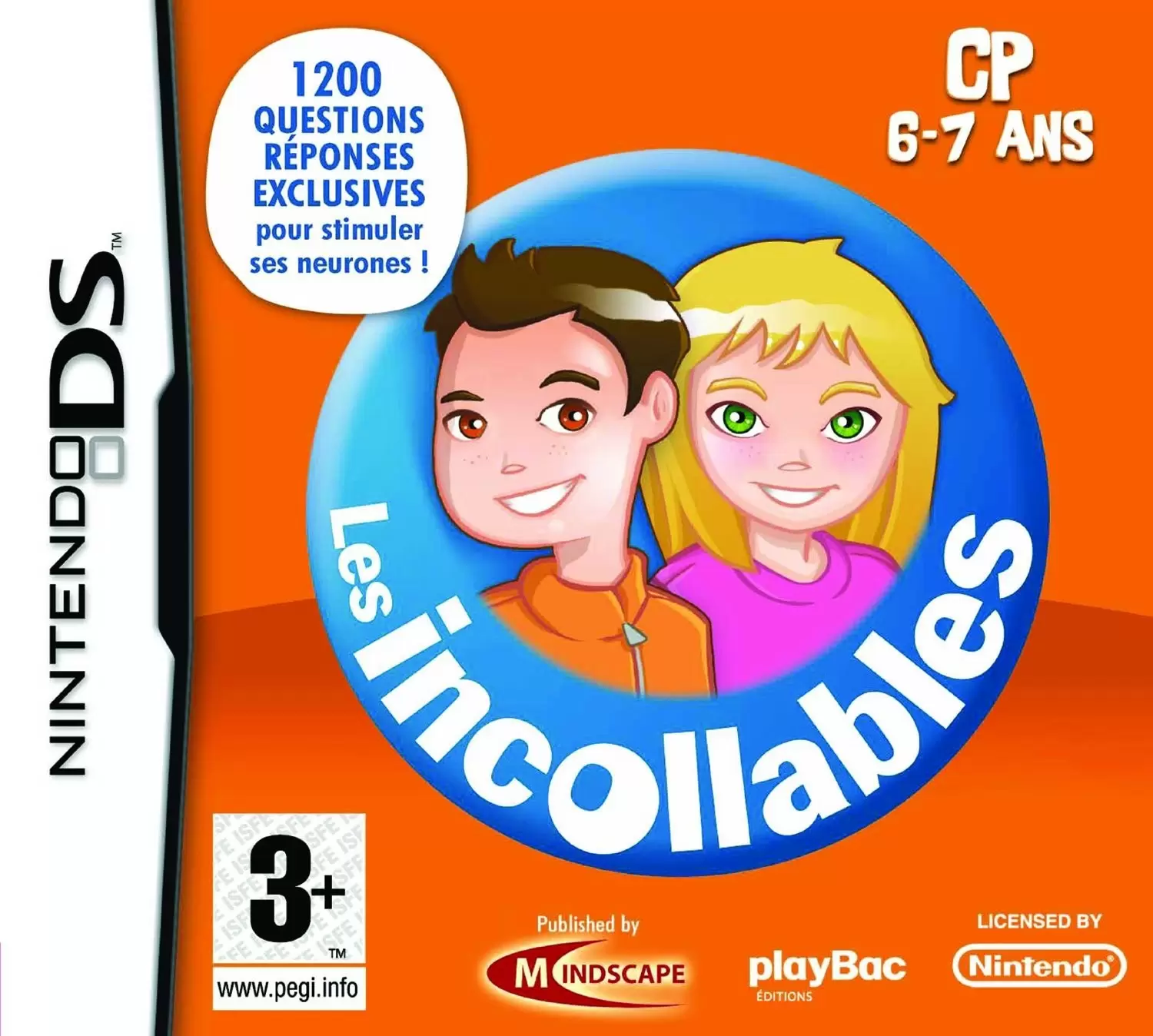 Jeux Nintendo DS - Les incollables CP 6-7 ans