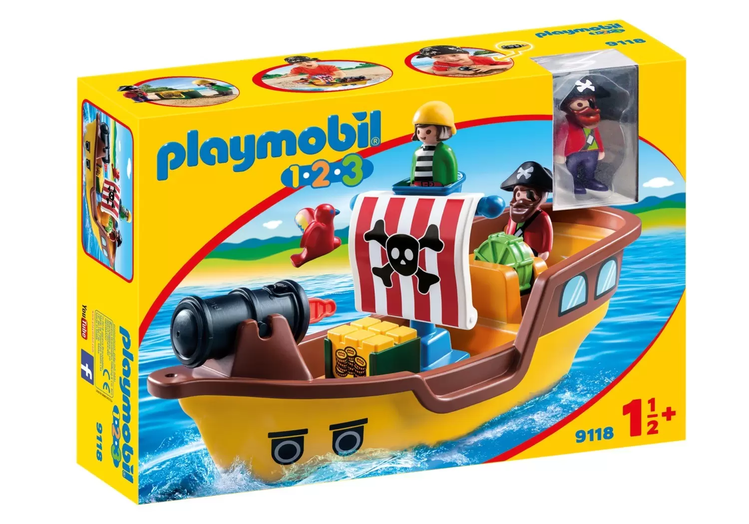 Playmobil 1.2.3 - Pirate ship