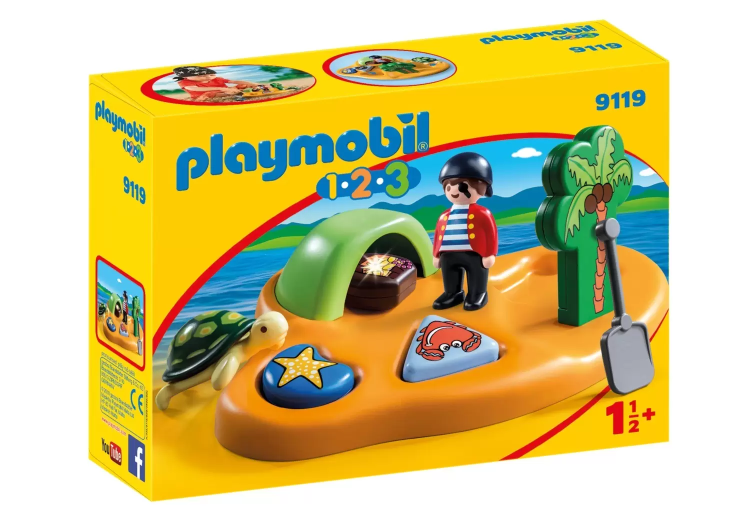 Playmobil 1.2.3 - Pirate Island