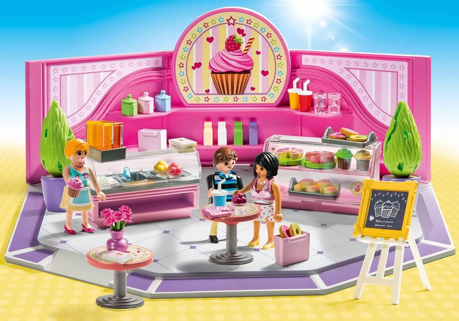Playmobil dans la ville - Café Cupcake