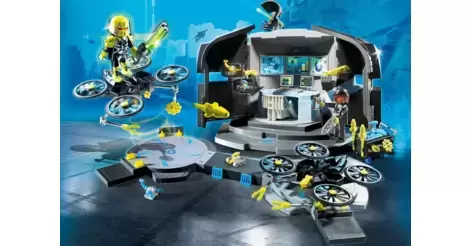 Neu Top Agents Playmobil 9250 Ovp Dr Drone's Command Center 