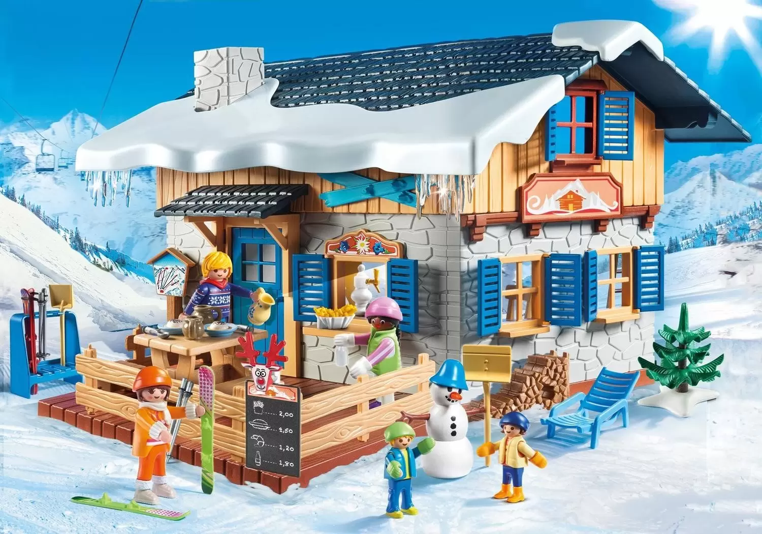 Enfants avec boules de neige - Playmobil Sports d'hiver 9283