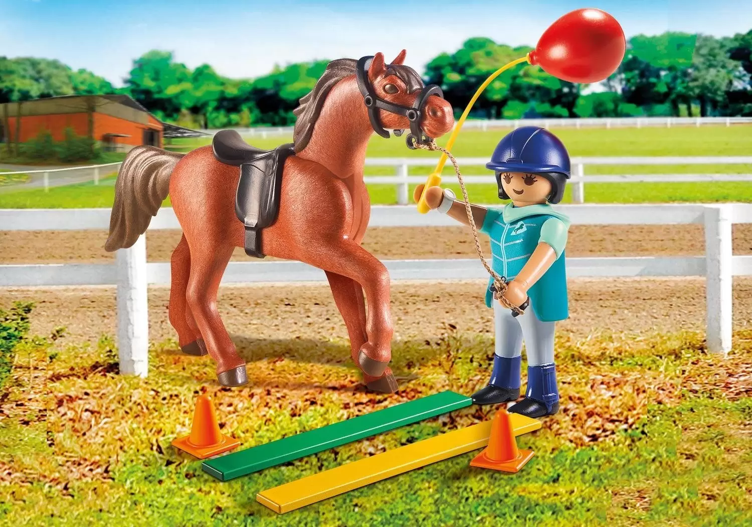 Playmobil équitation - Ecuyère avec cheval