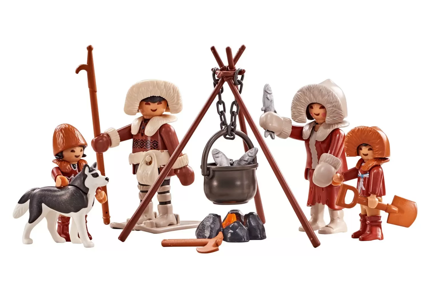 Playmobil Pôle Nord - Famille d\'Inuits