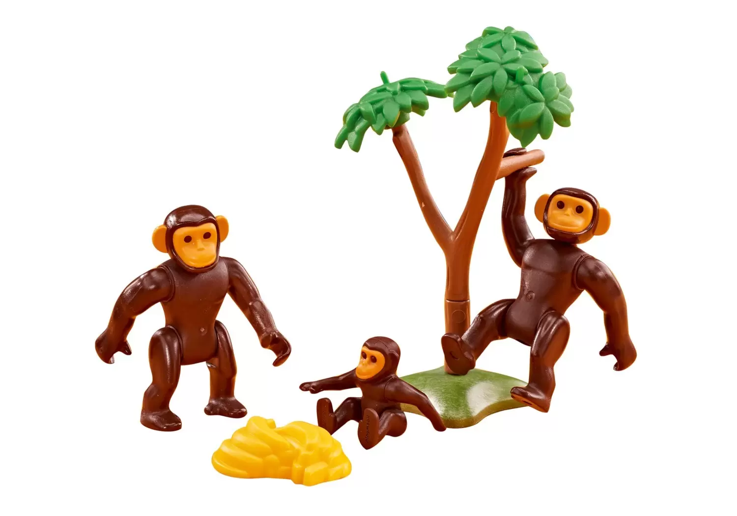 Plamobil Animal Sets - Chimpanzee family