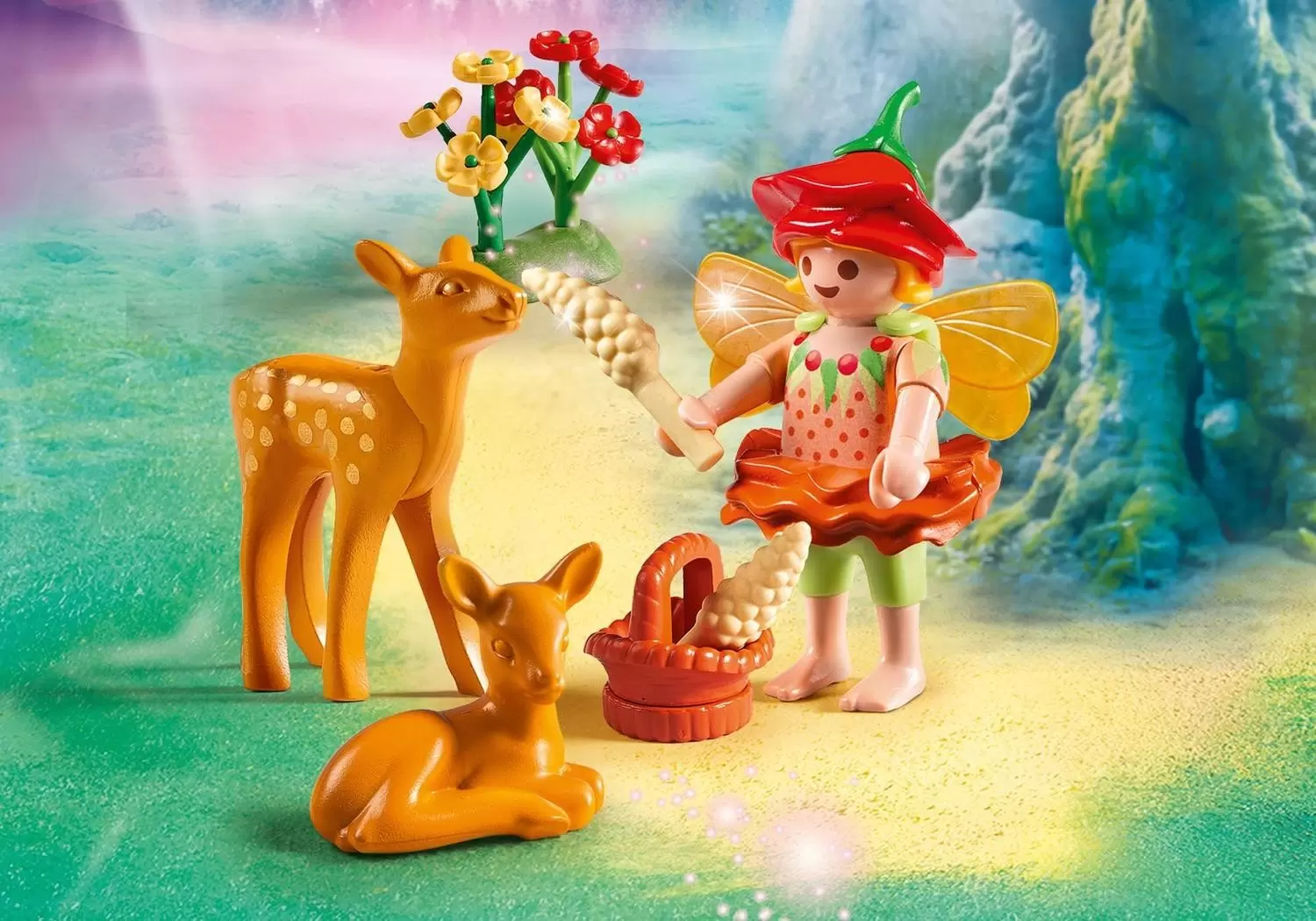 Playmobil Fairies - Fairy Girl with Fawns