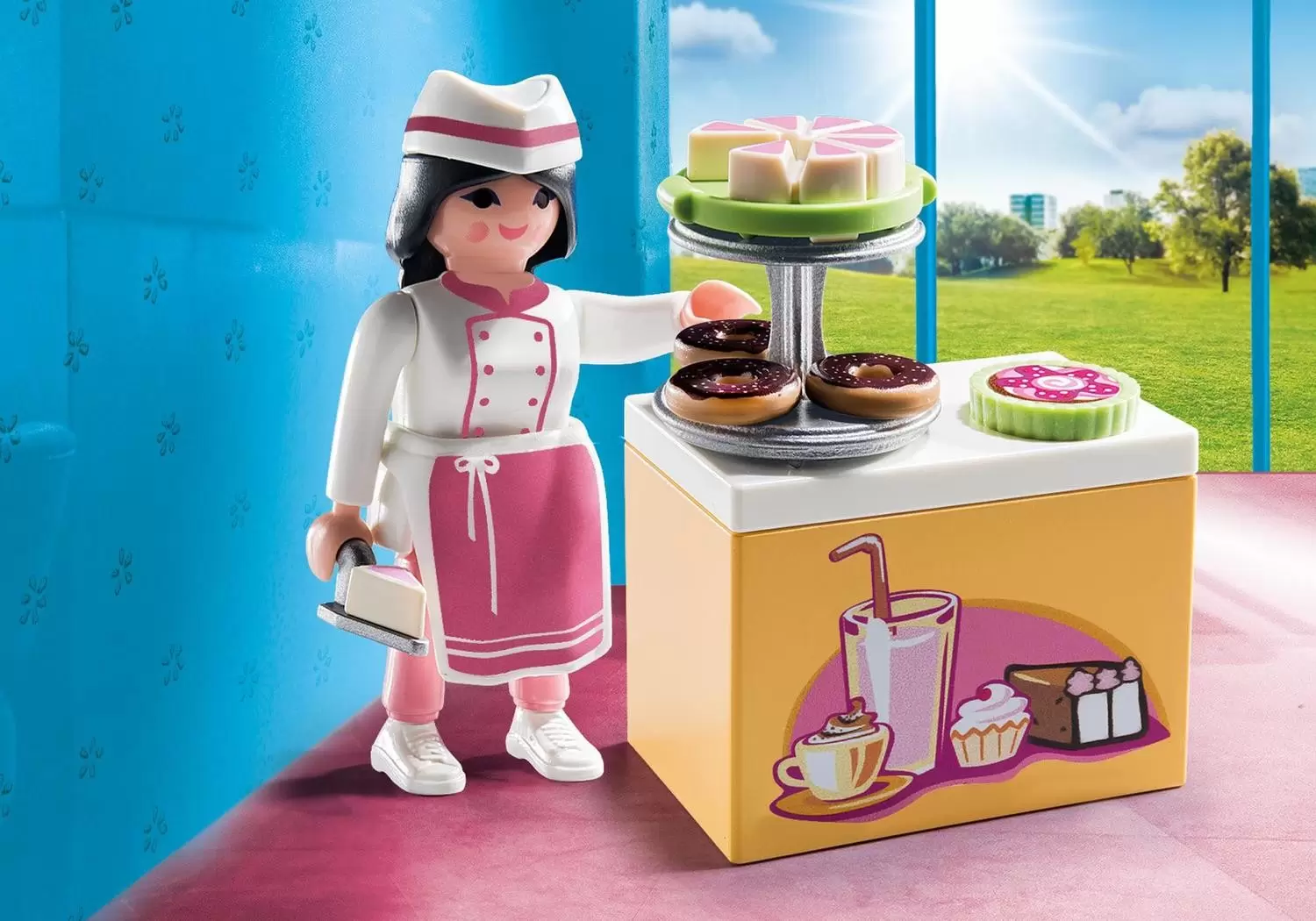 Playmobil SpecialPlus - Pâtissière avec gâteaux