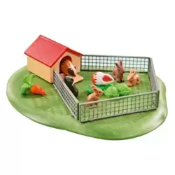 Little animals with enclosure