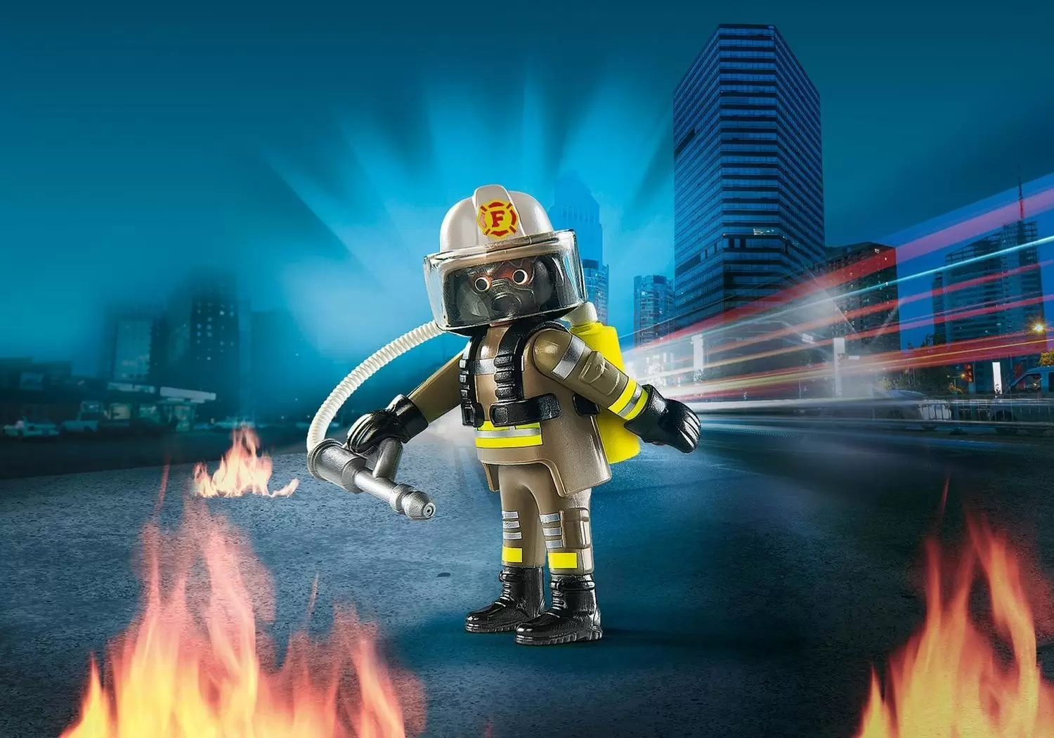 Playmo-Friends - Fireman with burning tree