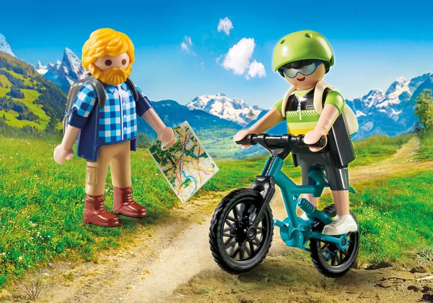 Playmobil Mountain - Mountaineer and biker
