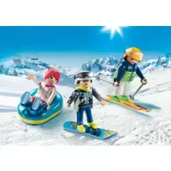 Recreational skiers