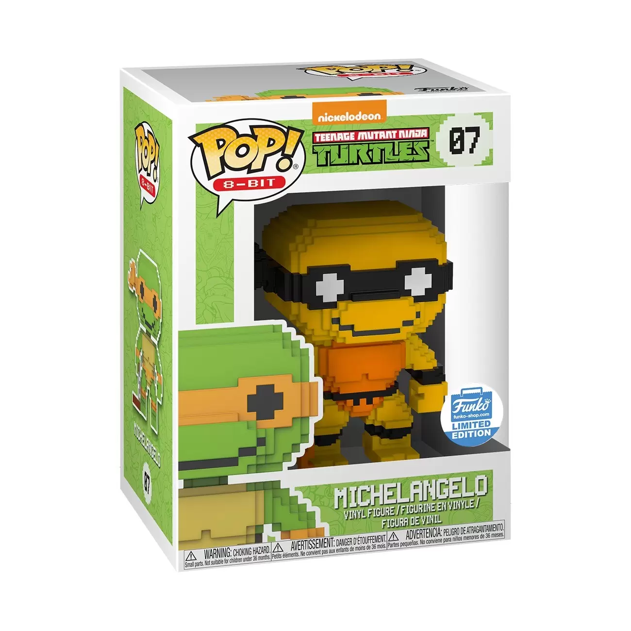 POP! 8-Bit - Teenage Mutant Ninja Turtles - Neon Michelangelo