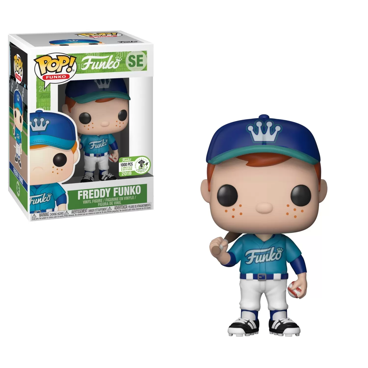 POP! Funko - Freddy Funko Teal Baseball