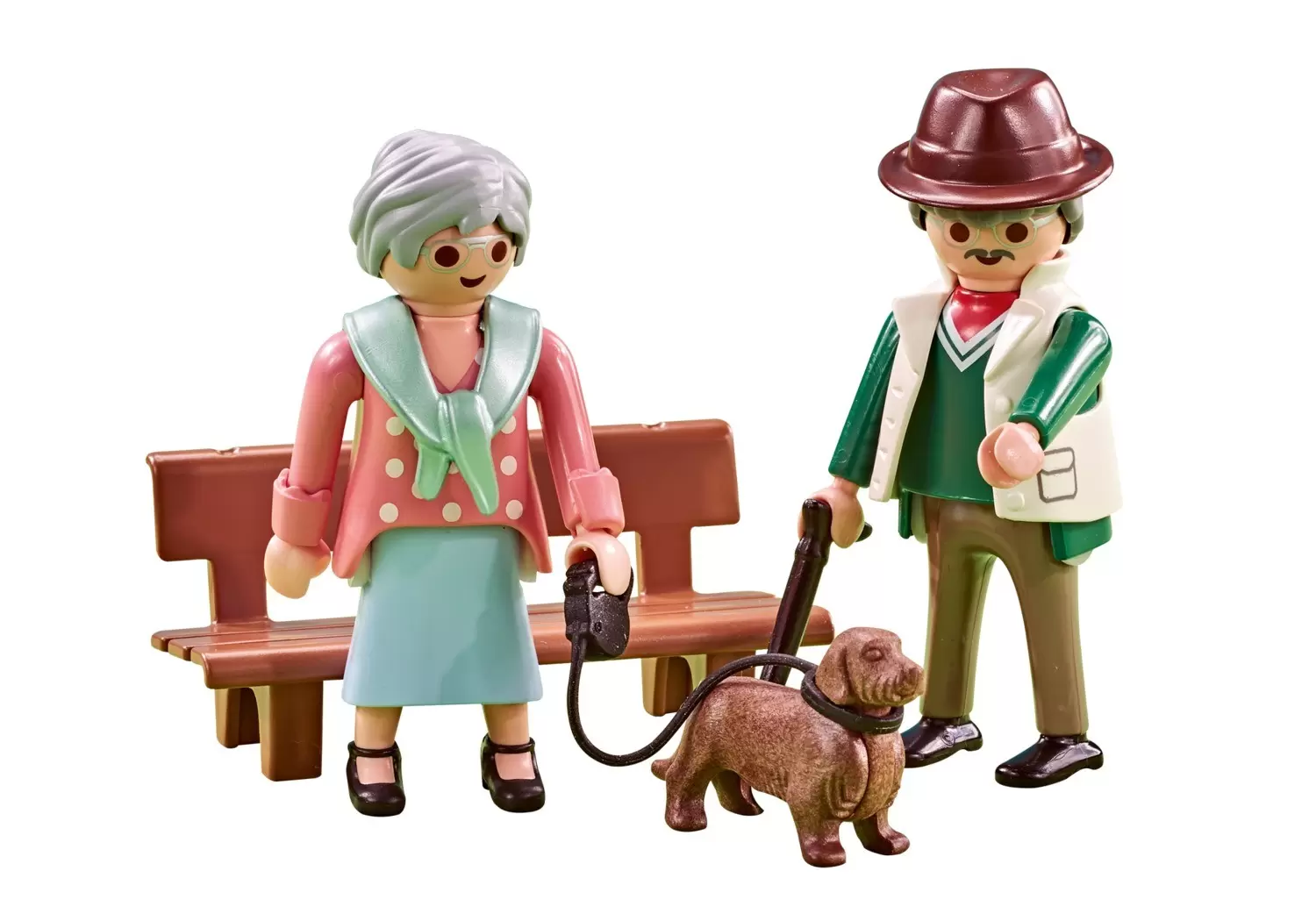 Playmobil dans la ville - Couple de grand-parents