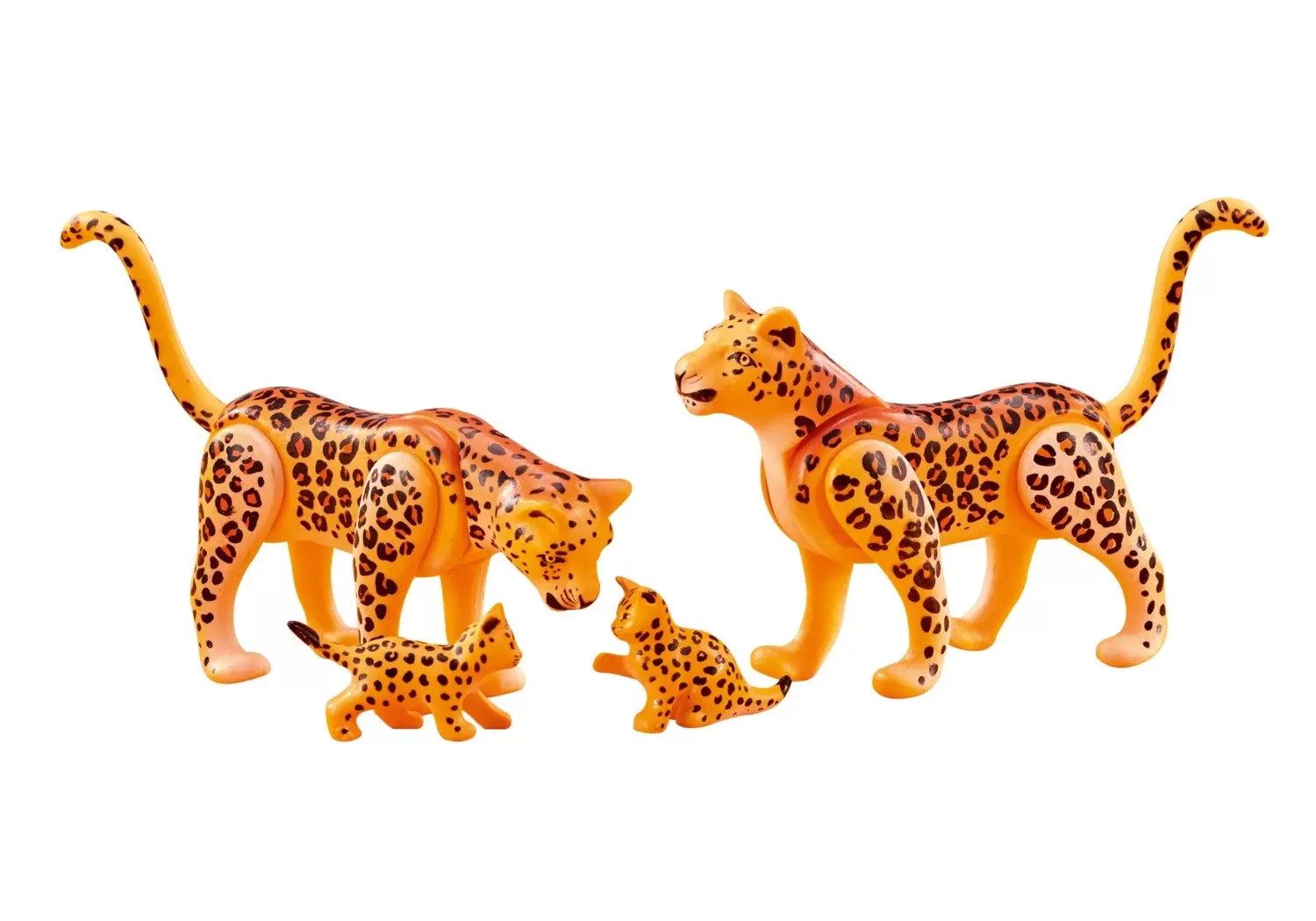 Plamobil Animal Sets - Leopard family