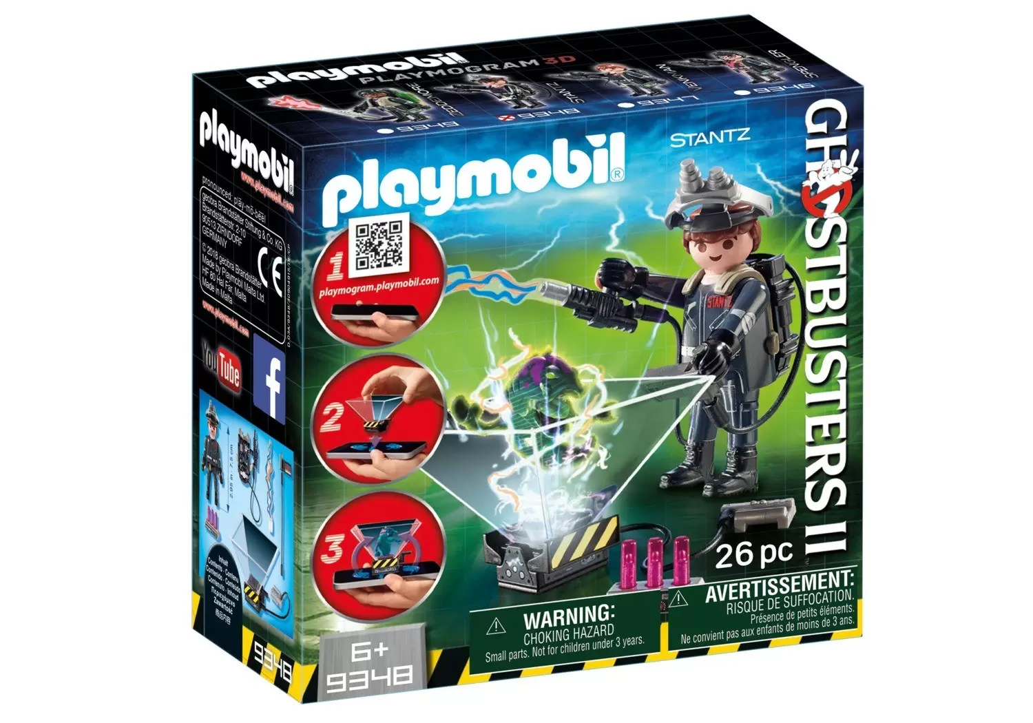 Playmobil S.O.S. Fantômes - Ghostbuster Raymond Stantz