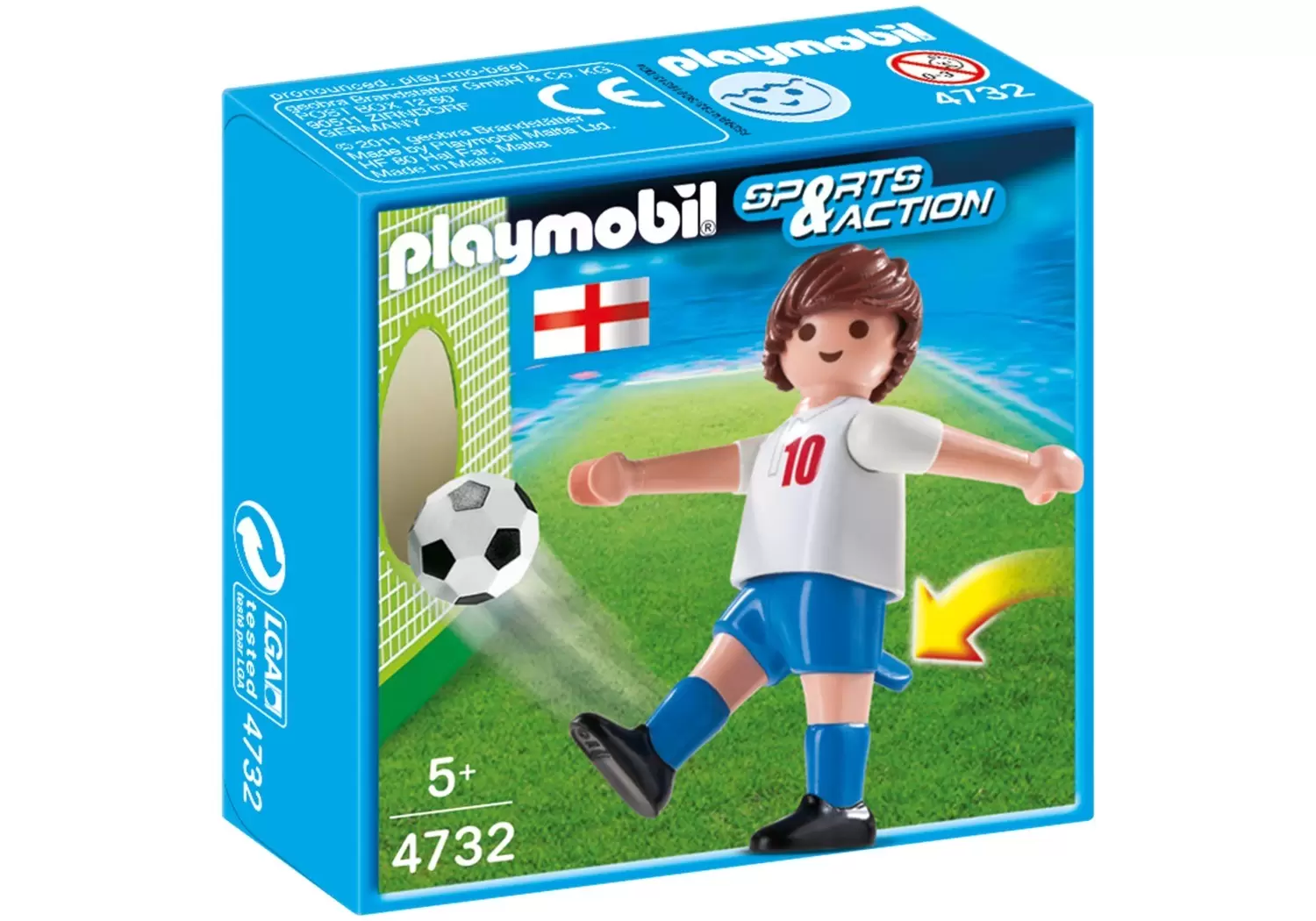 Playmobil Football - Joueur équipe Angleterre