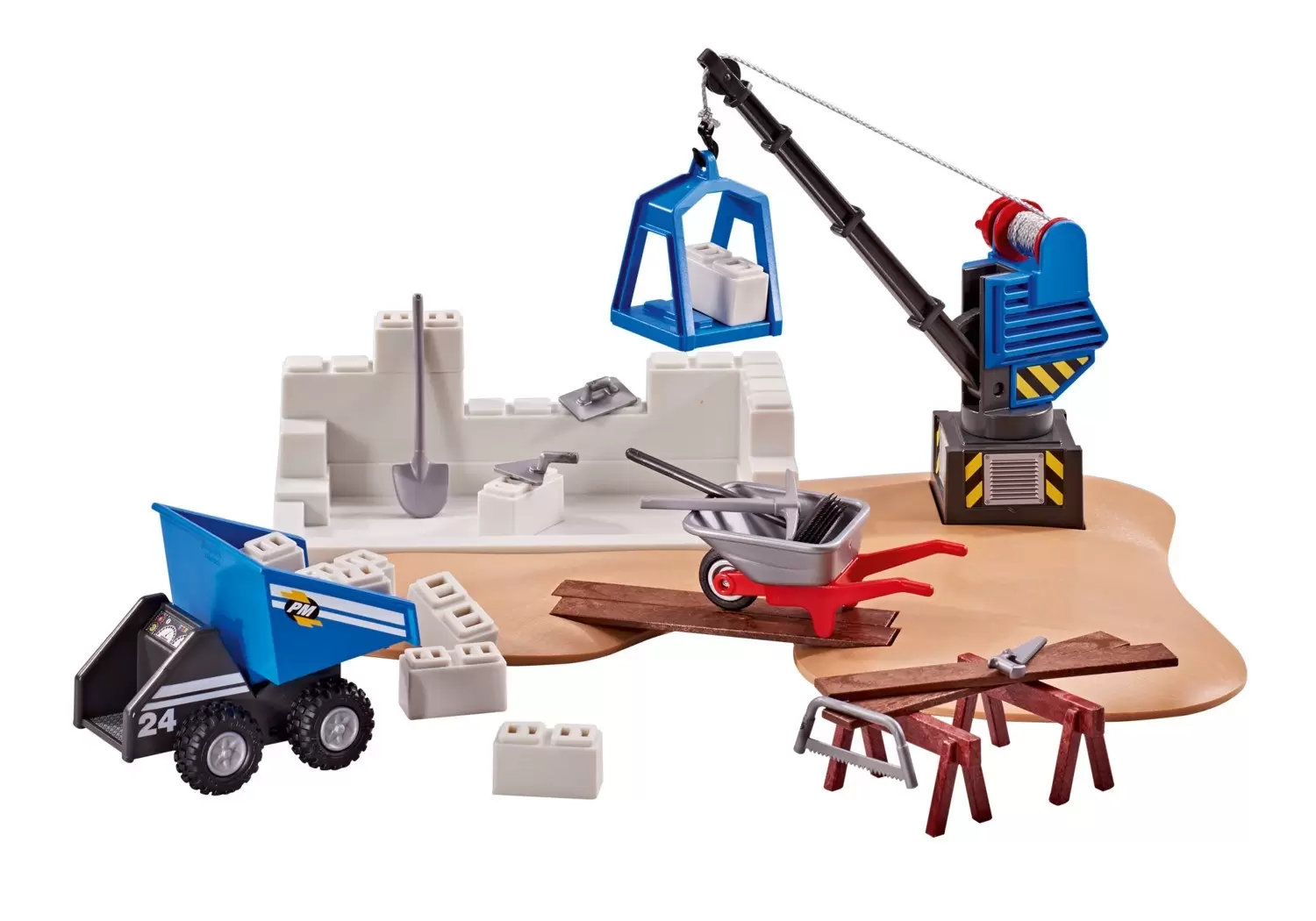 Playmobil Builders - Building site platform